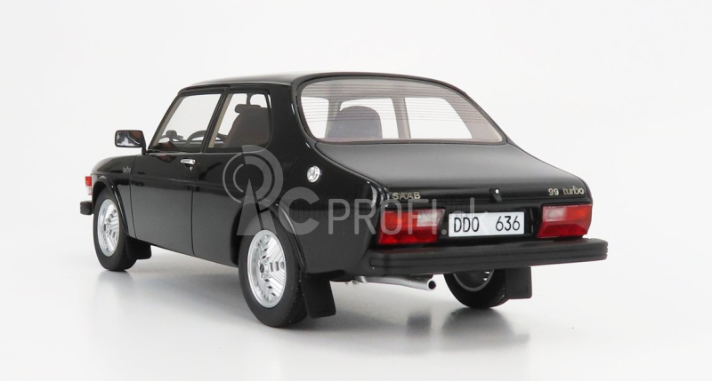 Modely v mierke Cult-scale Saab 99 Turbo 1978 1:18 Black