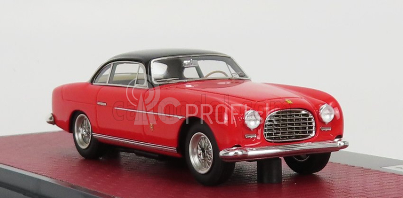 Modely v mierke Matrix Ferrari 212 Inter Coupe Ch.191 Ghia 1952 1:43 Red Black