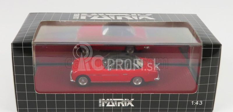 Modely v mierke Matrix Ferrari 212 Inter Coupe Ch.191 Ghia 1952 1:43 Red Black