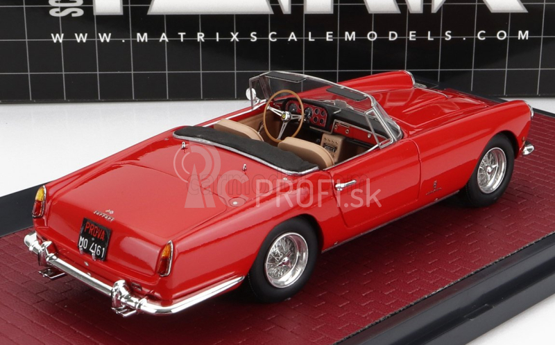 Modely v mierke Matrix Ferrari 250 Gt 2-series Pininfarina Spider Cabriolet Open 1960 1:43 Red