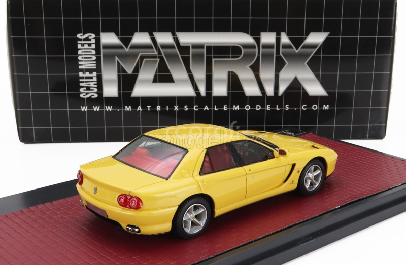 Modely v mierke Matrix Ferrari 456gt Sedan 1993 1:43 Žltá