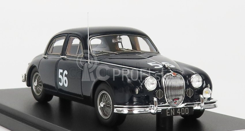 Modely v mierke Matrix Jaguar Mkii 3.4 Litre N 56 Winner Brand Hatch Saloon Car Race 1957 1:43 Black