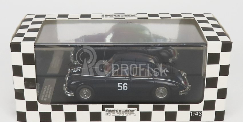 Modely v mierke Matrix Jaguar Mkii 3.4 Litre N 56 Winner Brand Hatch Saloon Car Race 1957 1:43 Black