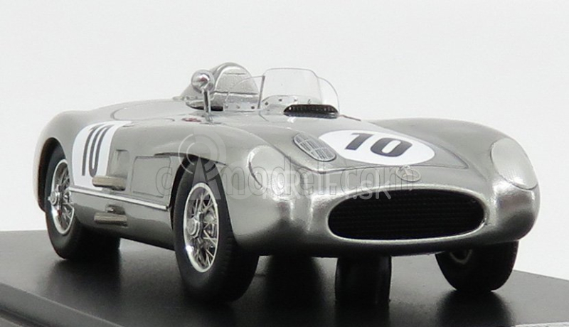 Modely v mierke Matrix Mercedes benz 300slr N 10 Rac Tt 1955 Moss - Fitch 1:43 Silver