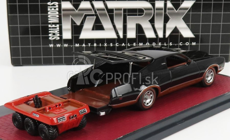 Modely v mierke Matrix Mercury Montego Sportshauler Concept 1971 1:43 Black