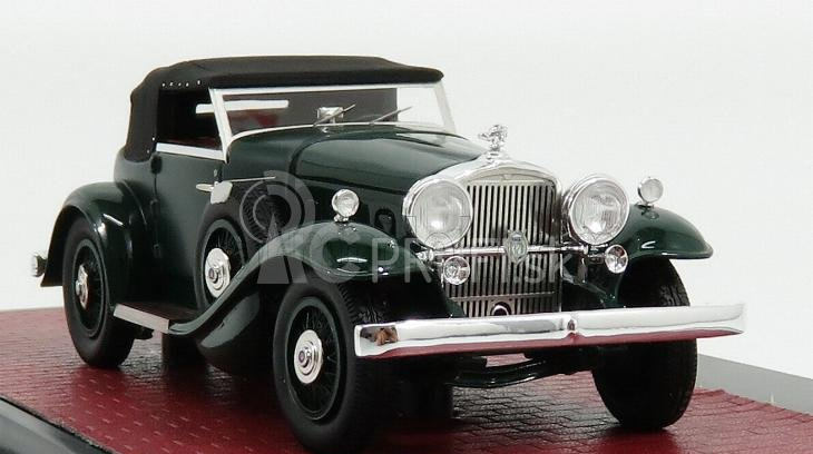 Modely v mierke Matrix Stutz Dv32 Super Bearcat Cabriolet Closed 1932 1:43 Zelená