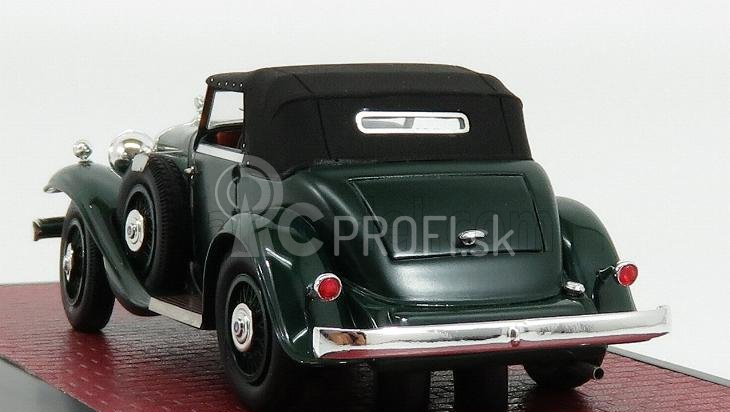 Modely v mierke Matrix Stutz Dv32 Super Bearcat Cabriolet Closed 1932 1:43 Zelená