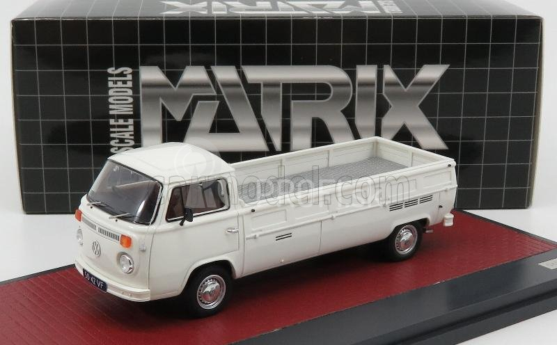 Modely v mierke Matrix Volkswagen T2 Kemperink Special Pick-up Lwb 1976 1:43 Biela