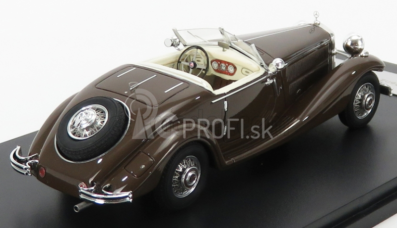 Modely v mierke Neo Mercedes benz Typ 290 (w18) Roadster 1936 1:43 Hnedý