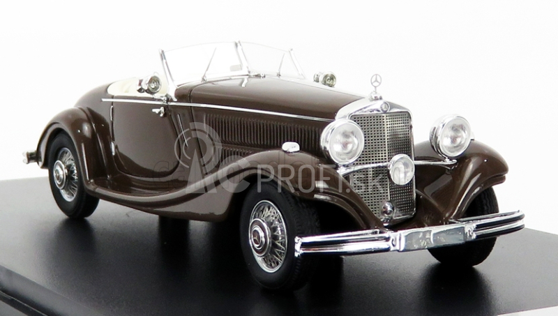 Modely v mierke Neo Mercedes benz Typ 290 (w18) Roadster 1936 1:43 Hnedý