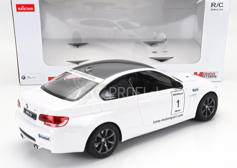 Mondomotors BMW radu 3 M3 Coupe (e46) N 1 Racing 2003 1:14 Biela Čierna