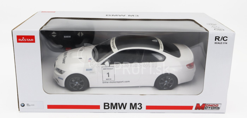 Mondomotors BMW radu 3 M3 Coupe (e46) N 1 Racing 2003 1:14 Biela Čierna