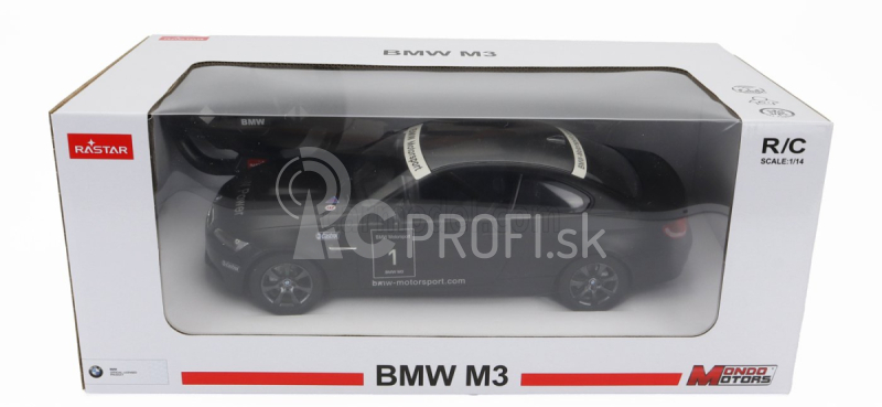 Mondomotors BMW radu 3 M3 Coupe (e46) N 1 Racing 2003 1:14 Matt Black