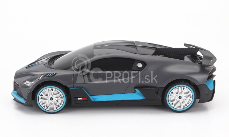 Mondomotors Bugatti Divo 2018 1:24 sivá svetlo modrá