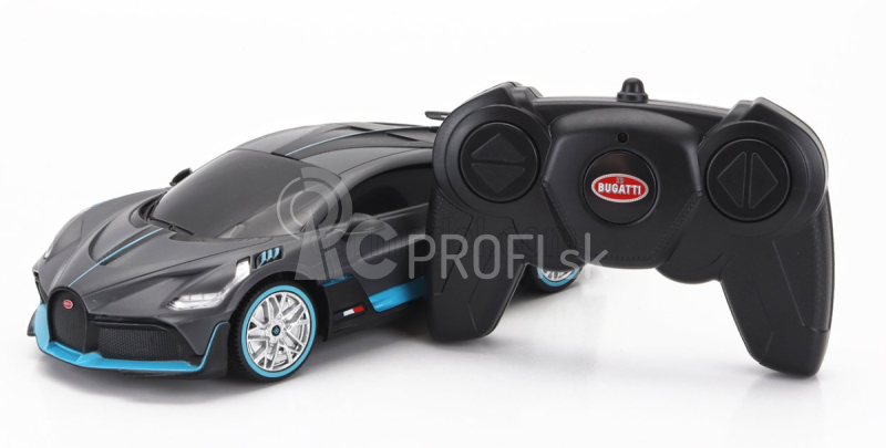 Mondomotors Bugatti Divo 2018 1:24 sivá svetlo modrá