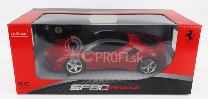 Mondomotors Ferrari Sf90 Stradale Hybrid 1000hp 2019 1:14 červená