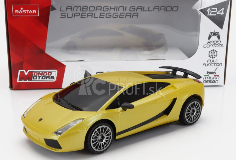 Mondomotors Lamborghini Gallardo Superleggera 2007 1:24 žltá