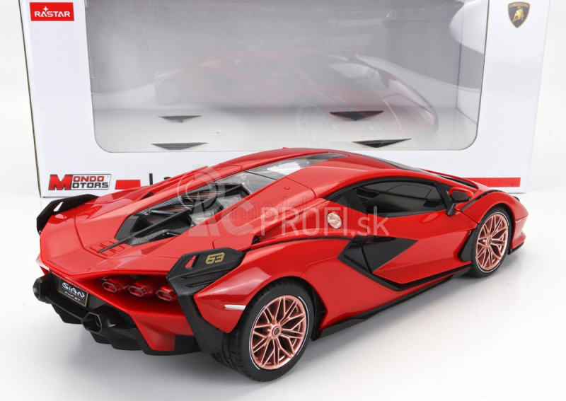 Mondomotors Lamborghini Sian Fkp 37 Hybrid 2020 1:14 červená čierna