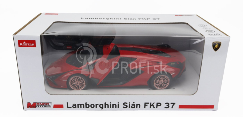 Mondomotors Lamborghini Sian Fkp 37 Hybrid 2020 1:14 červená čierna