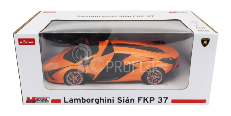 Mondomotors Lamborghini Sian Fkp 37 Hybrid 2020 1:14 oranžová čierna