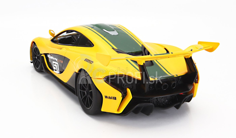 Mondomotors Mclaren P1 Gtr N 51 Concept Car 2015 1:14 žltozelená čierna