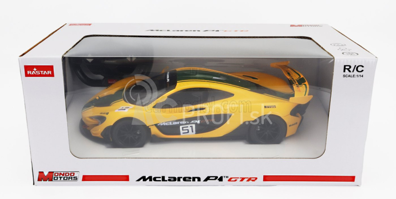 Mondomotors Mclaren P1 Gtr N 51 Concept Car 2015 1:14 žltozelená čierna