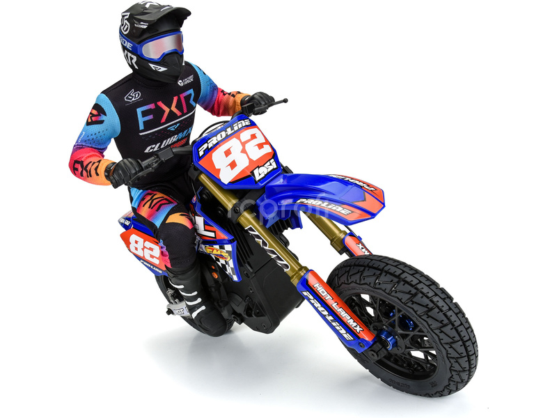 Motocykel Pro-Line Supermoto s prednou časťou 1:4 Hot Lap MX S3: Promoto-MX