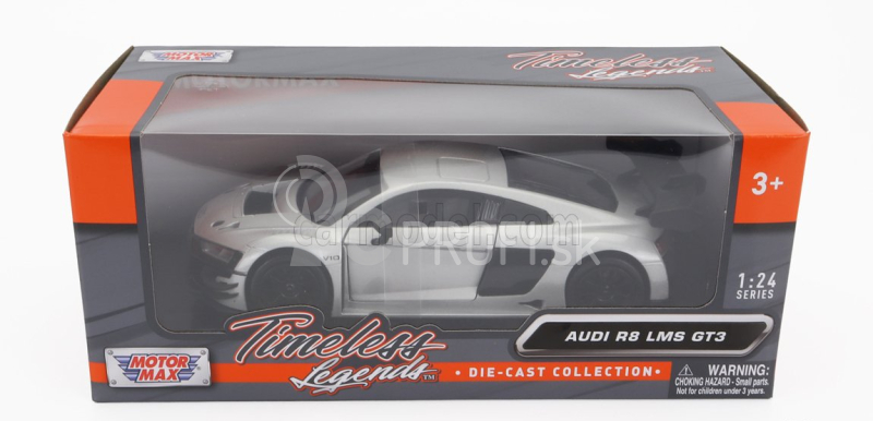 Motor-max Audi R8 Lms Gt3 2021 1:24 strieborná