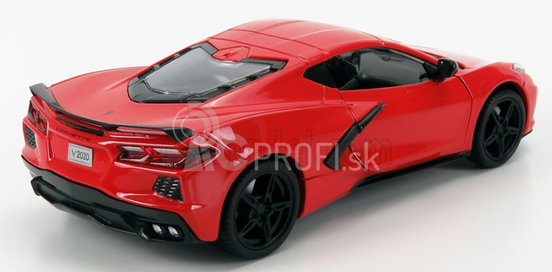 Motor-max Chevrolet Corvette C8 Coupe 2020 1:24 červená