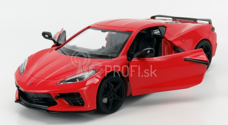 Motor-max Chevrolet Corvette C8 Coupe 2020 1:24 červená