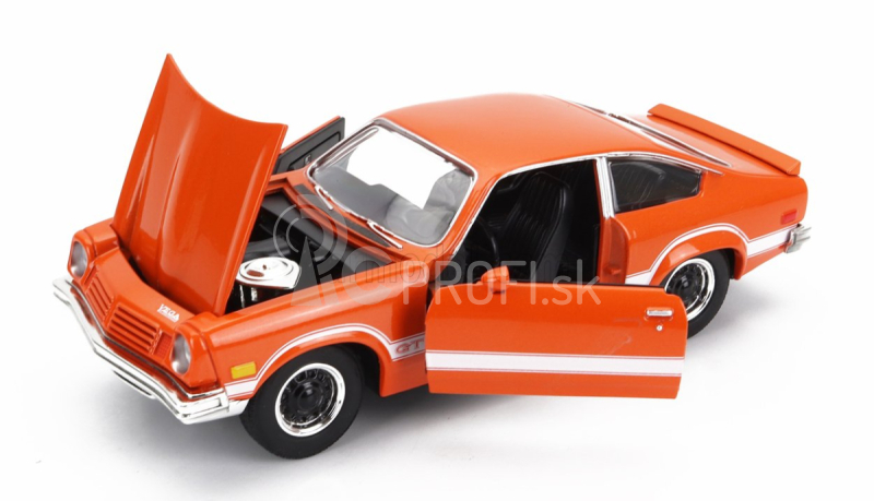 Motor-max Chevrolet Vega Gt 1974 1:24 oranžová biela