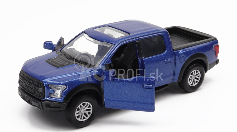 Motor-max Ford usa F-150 Pick-up Raptor 2017 1:34 Modrá