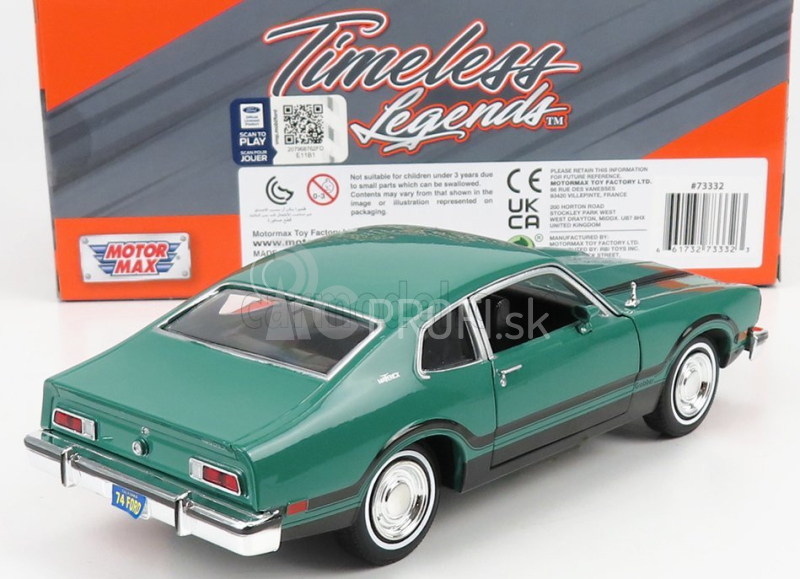 Motor-max Ford usa Maverick Grabber 1974 1:24 Zelená