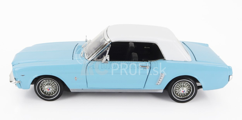 Motor-max Ford usa Mustang Convertible Spider 1967 - 007 James Bond - Thunderball - Operazione Tuono 1:18 Light Blue White