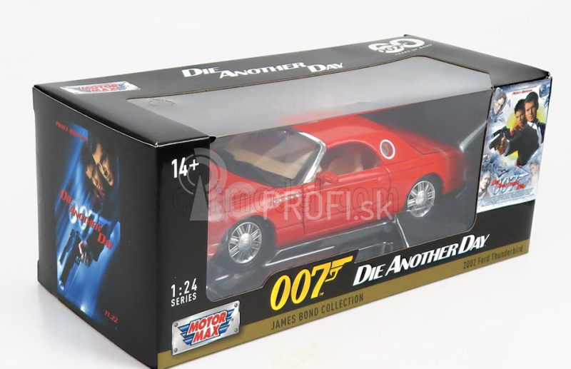 Motor-max Ford usa Thunderbird 1999 - 007 James Bond - Die Another Day - La Morte Puo' Attendere 1:24 Orange