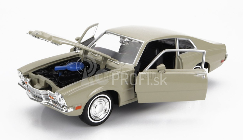 Motor-max Mercury Comet 1971 1:24 béžová