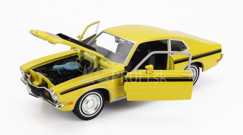 Motor-max Mercury Comet Gt Coupe 1971 1:24 žltá