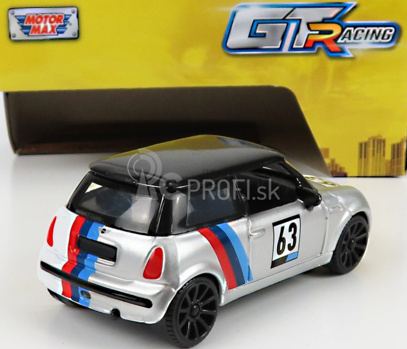 Motor-max Mini Cooper N 63 Racing 2005 1:43 biela čierna