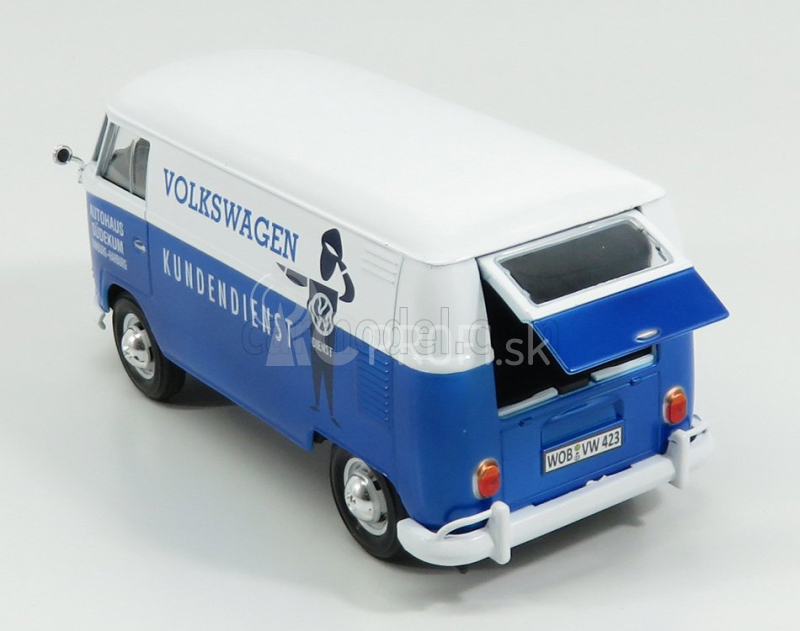 Motor-max Volkswagen T1 Type 2 Van Kundendienst Volkswagen 1962 1:24 Modrá biela