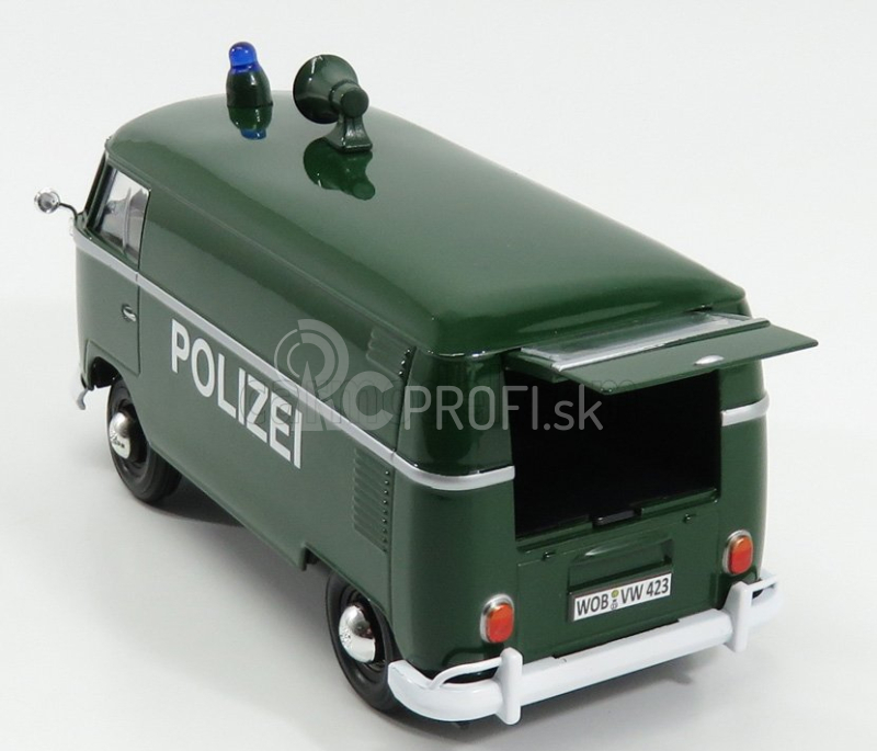 Motor-max Volkswagen T1 Type 2 Van Polizei 1962 1:24 Zelená