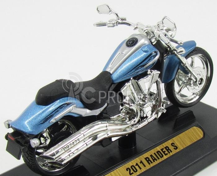 Motor-max Yamaha Raiders S 2011 1:18 Svetlomodrá s čiernou