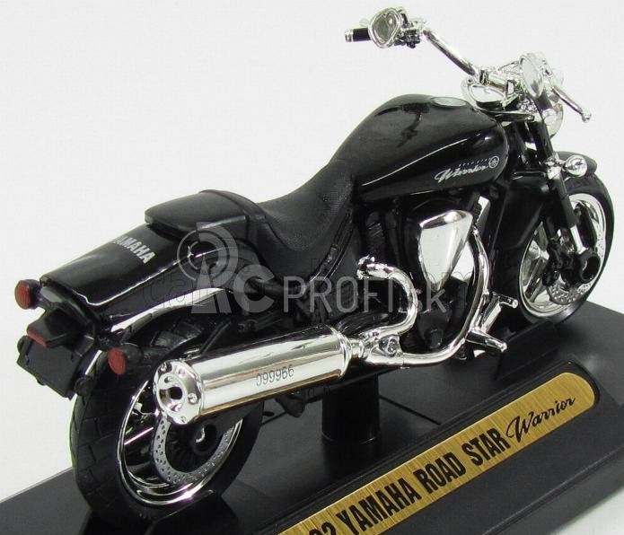 Motor-max Yamaha Road Star Warrior 2002 1:18 čierna