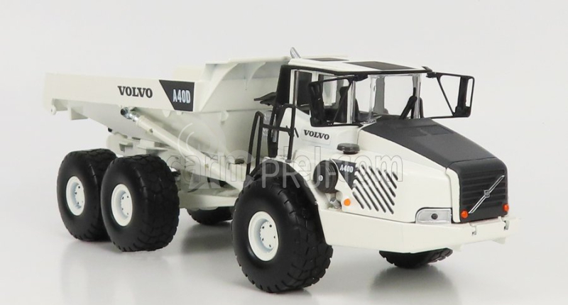 Motorart Volvo A40d Truck Cassonato Ribaltabile Cava Mineraria Tractor 3-assi 2001 1:50 biela čierna