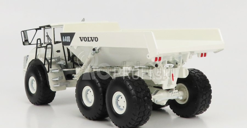 Motorart Volvo A40d Truck Cassonato Ribaltabile Cava Mineraria Tractor 3-assi 2001 1:50 biela čierna