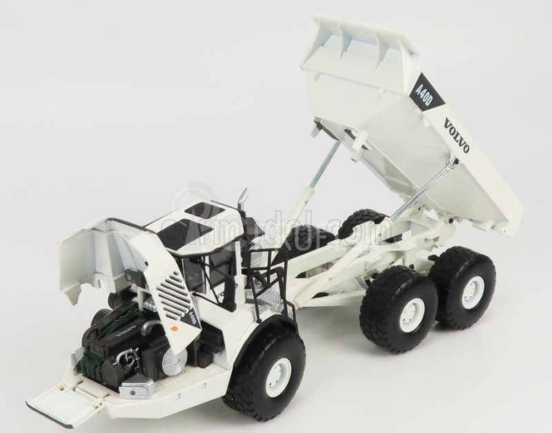 Motorart Volvo A40d Truck Cassonato Ribaltabile Cava Mineraria Tractor 3-assi 2001 1:50 biela čierna