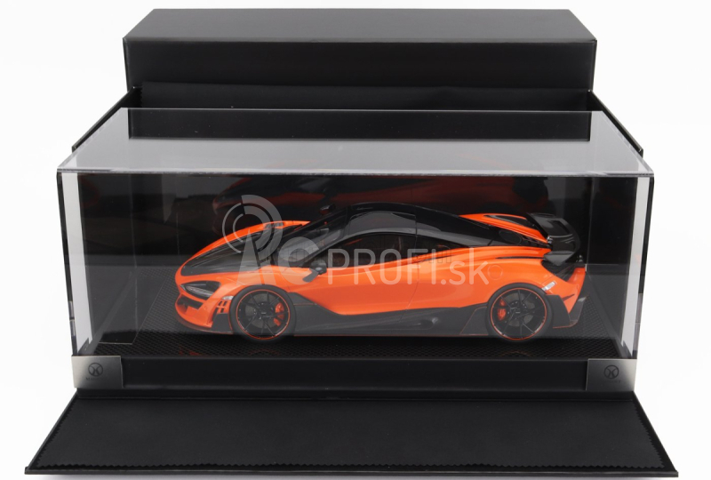 Motorhelix Mclaren 720s Mansory 2019 1:18 Orange Carbon