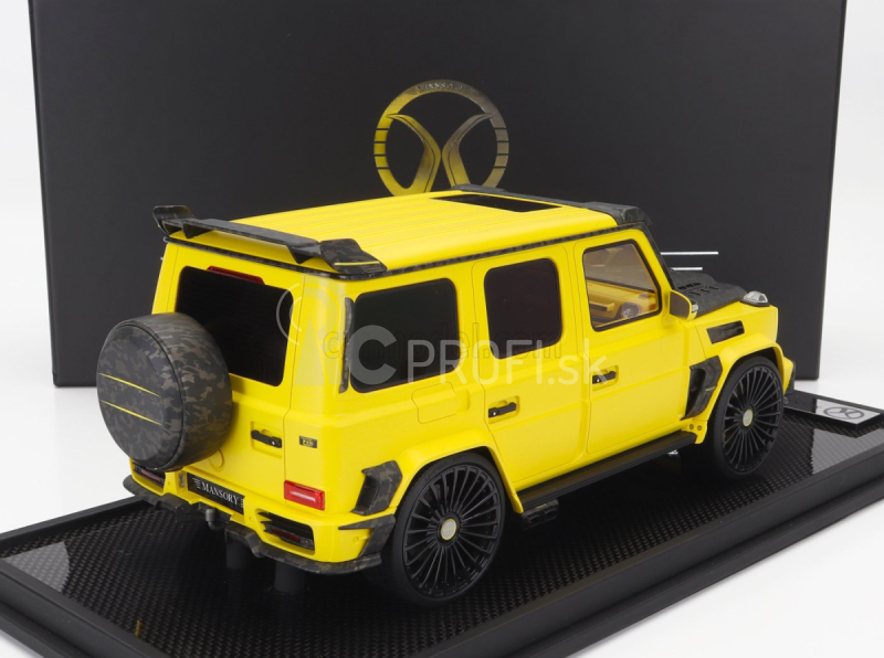 Motorhelix Mercedes benz triedy G G63 Mansory (w463) V8 Biturbo 2022 1:18 Matná žltá kamufláž