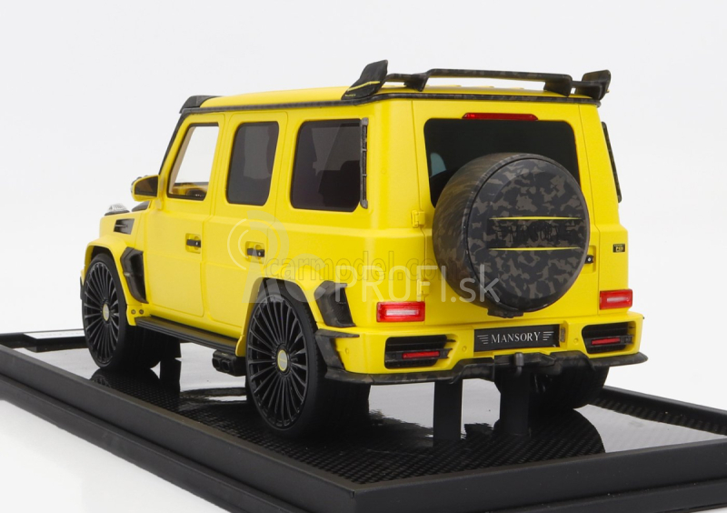 Motorhelix Mercedes benz triedy G G63 Mansory (w463) V8 Biturbo 2022 1:18 Matná žltá kamufláž