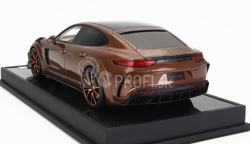 Motorhelix Porsche Panamera Mansory 2019 1:18 Brown Carbon