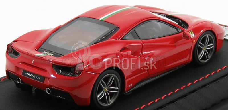 Mr-models Ferrari 488 Gtb 2017 - Inšpirované 250 Gto 1:43 Červená